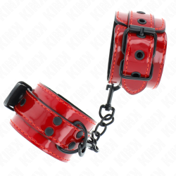 Kink - Poignets Rouge Foncé 23 X 5 Cm